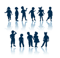 kids silhouettes