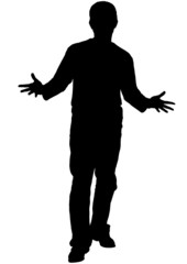 male silhouette