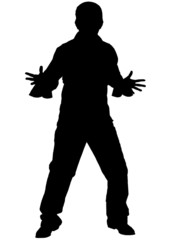 male silhouette