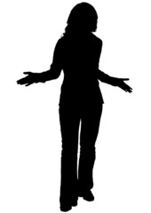 female silhouette