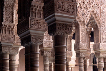 alhambra arches - obrazy, fototapety, plakaty