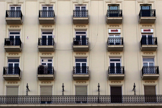 balconies in seville