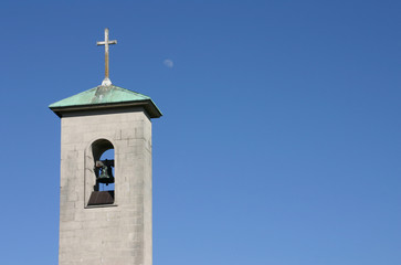 Fototapeta na wymiar church bell-tower
