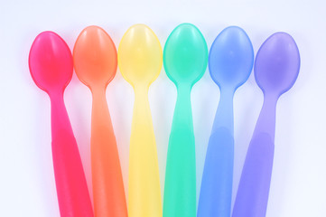 rainbow spoons