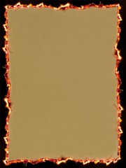 burning paper