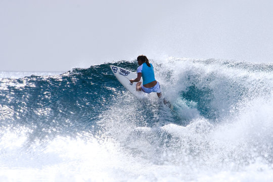 Surfing Maldives