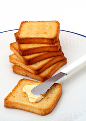 toast with butter
