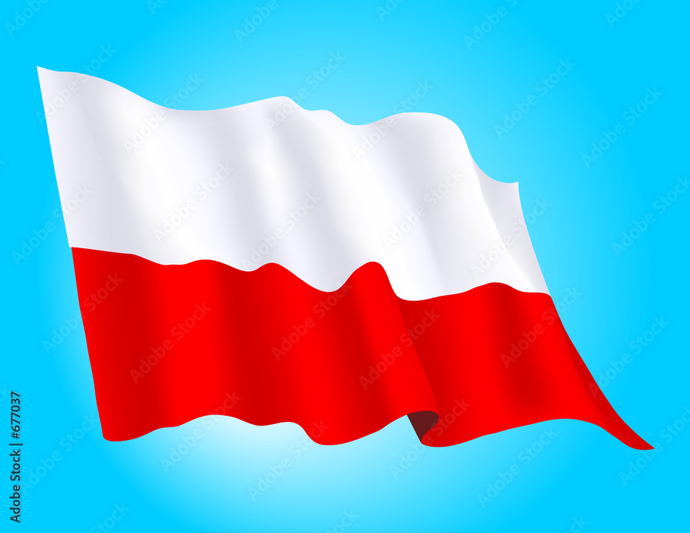 Sticker flag - poland 1