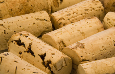 corks close up