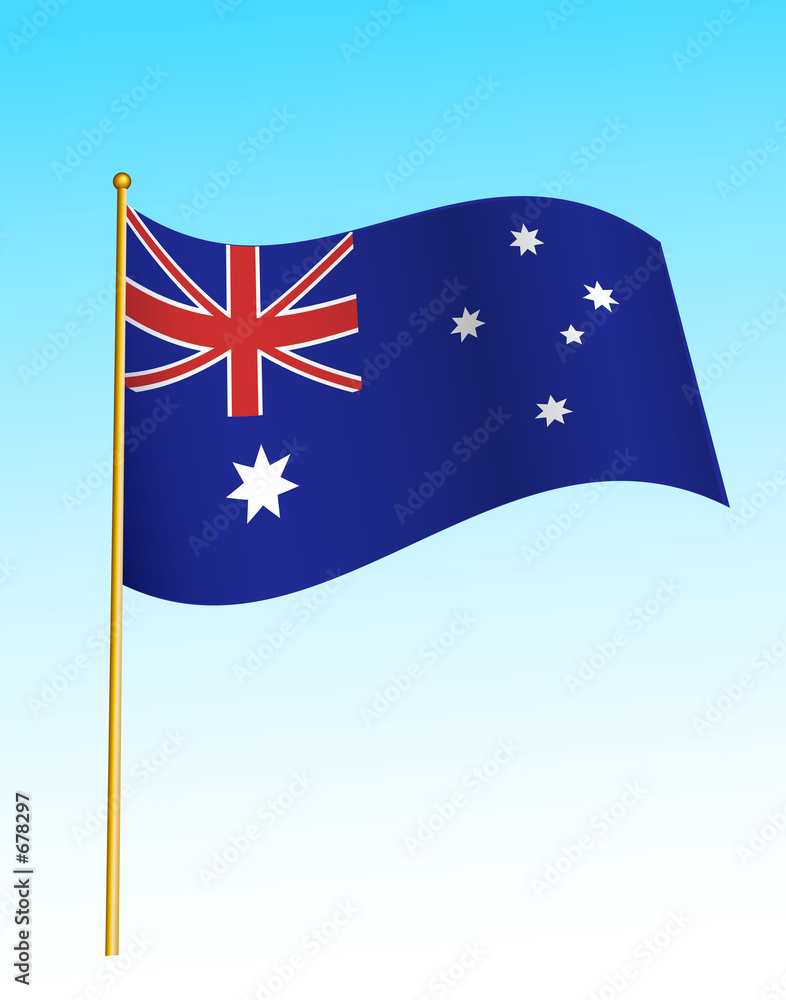 Sticker flag - australia -2