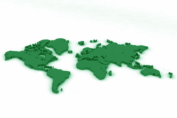 world map flat 4