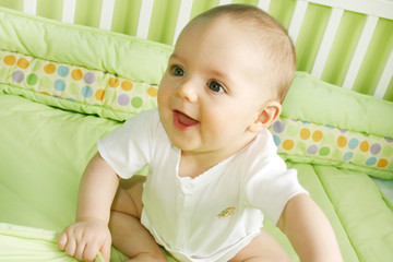 baby boy playing