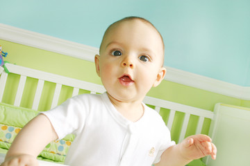 baby boy playing