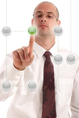 press the right key