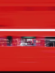 Küchenrückwand glas motiv Rouge 2 Londoner Bus