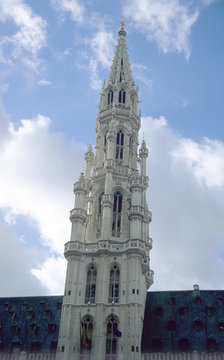 brussels town hall tower