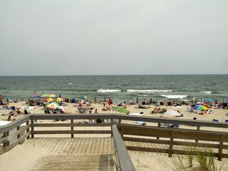 Obraz premium beach walkway