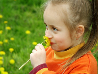 smell the flower