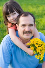 daughter with father