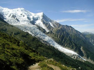 Fototapeta na wymiar Glacier des Bossons