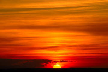 atardecer