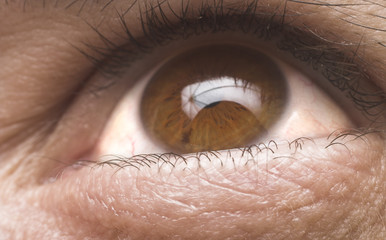 eye close up