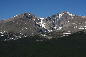 Fototapeta na wymiar colorado's longs peak