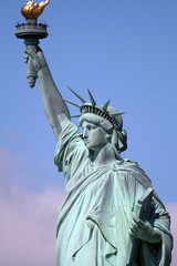 upper liberty statue