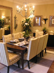 classy dining room