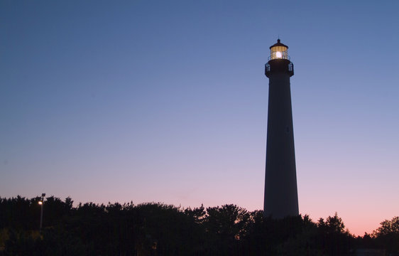 Cape May Lighthouse At Dusk