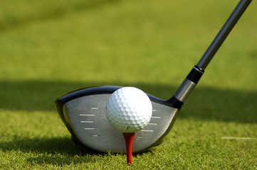on the tee
