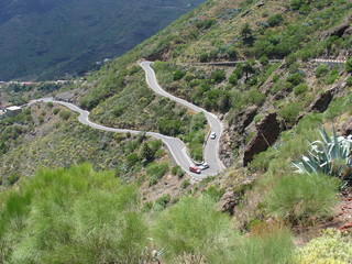 straße am berg