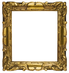 picture frame gold cubic (path included)