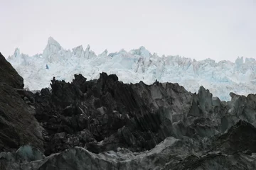 Papier Peint photo Glaciers jagged ice