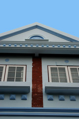 the blue house