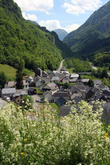 village de la vallée d'aspe