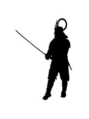 japanese samurai silhouette