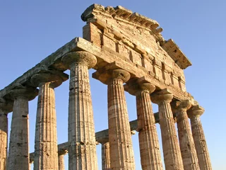 Fotobehang Monument greek temple
