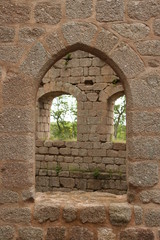 Fototapeta na wymiar okno zamku