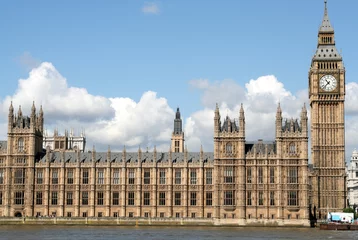Foto auf Acrylglas houses of parliament, london © pikselstock