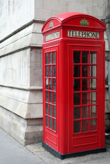Obraz na płótnie Canvas phone box, london