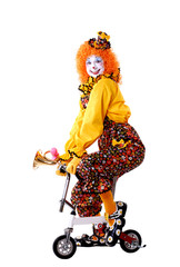 performing clown