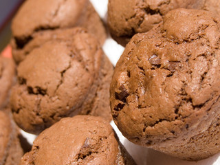 homemade chocolate muffins