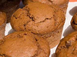 homemade chocolate muffins