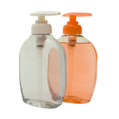 pink and white soft soap