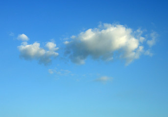 Fototapeta nubes cielo azul obraz