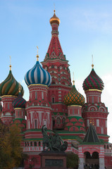 st. basil's cathedral at autumn