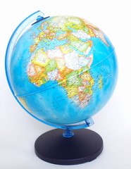 a globe - africa
