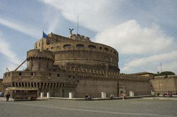 Fototapeta na wymiar saint angelo zamek, Rzym, Włochy