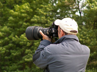 photographer at work